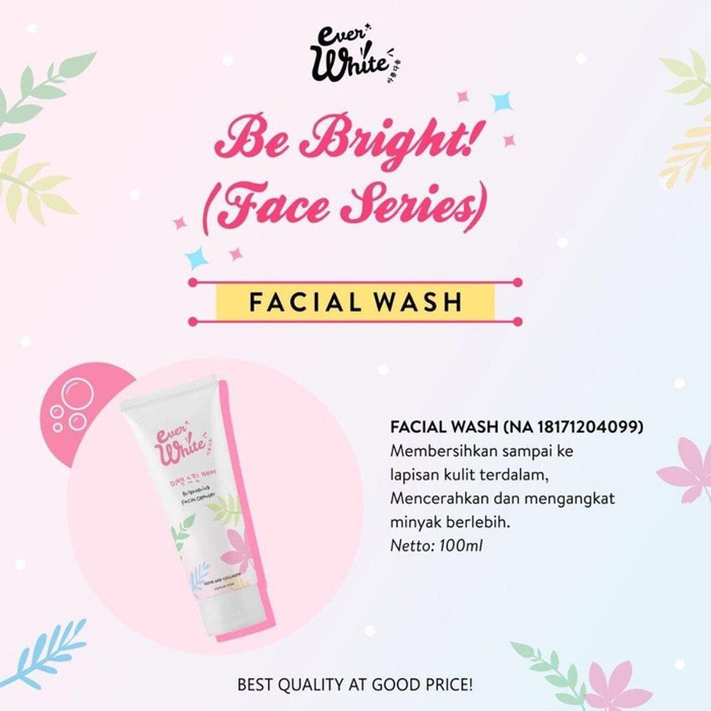 [COD] Everwhite Facial Cleanser | Formula Pencuci Muka Membersihkan dan Mencerahkan dalam 2 Minggu