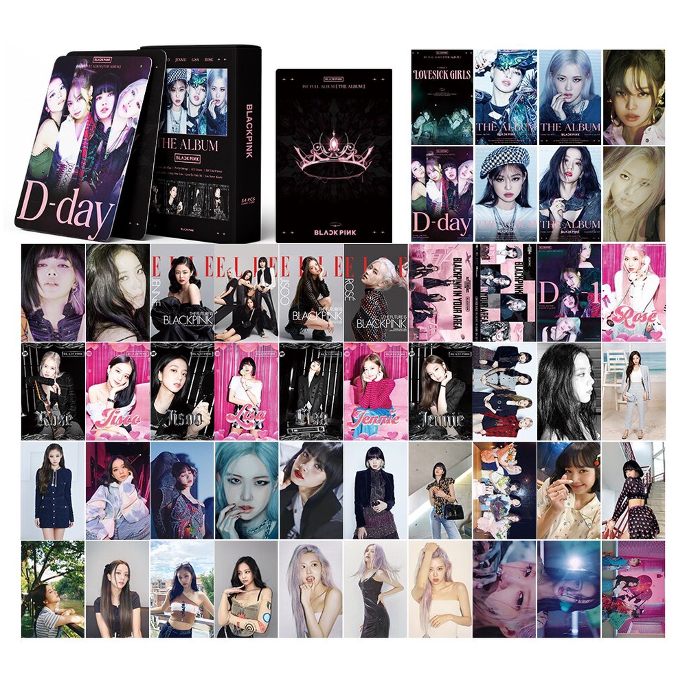 55pcs / Kotak Kartu Foto LOMO Album BLACKPINK HOW DO YOU LIKE THAT &amp; ICE CREAM &amp; SUMMERP 2022