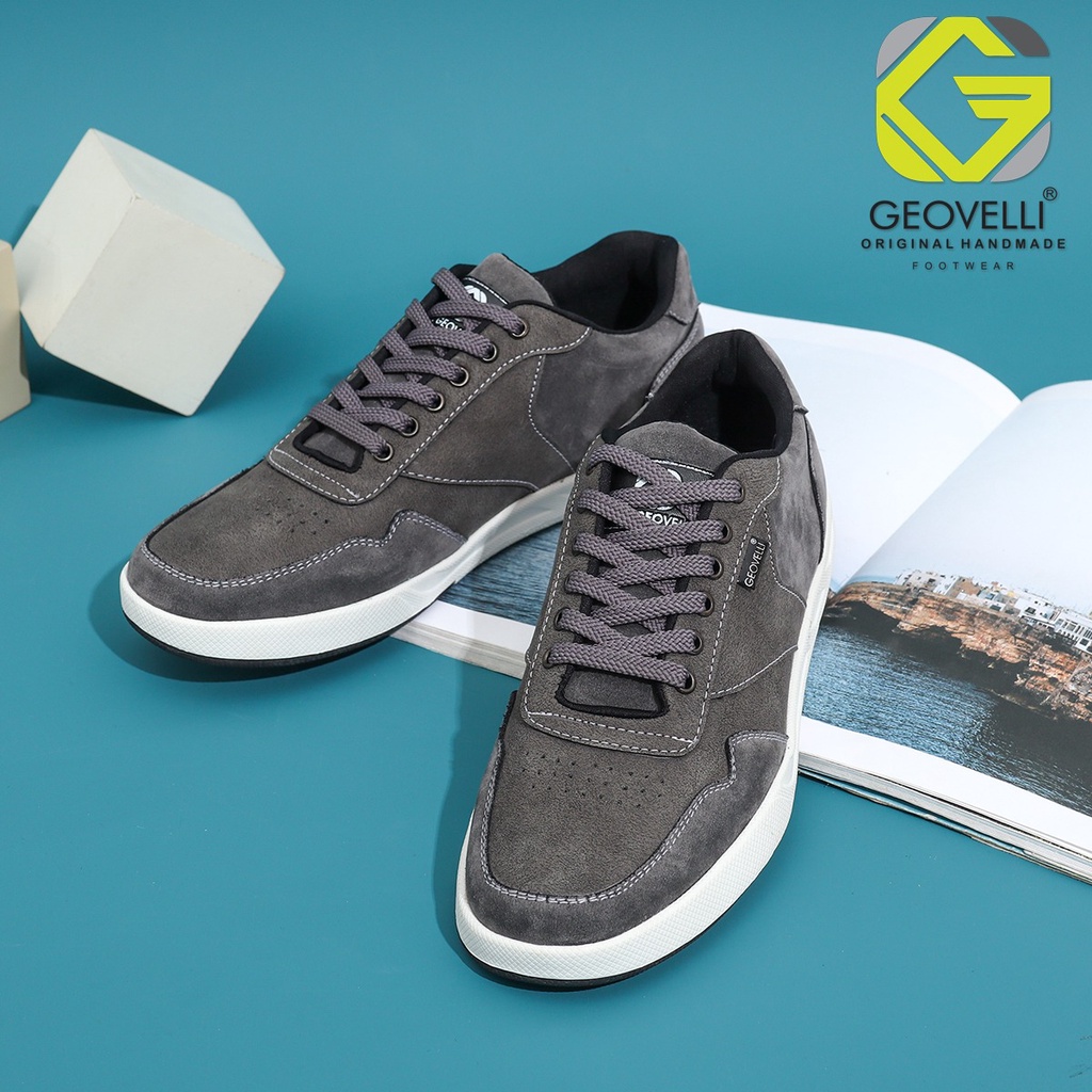 Sepatu sneakers pria terbaru ukuran besar 44-39 brand Geovelli