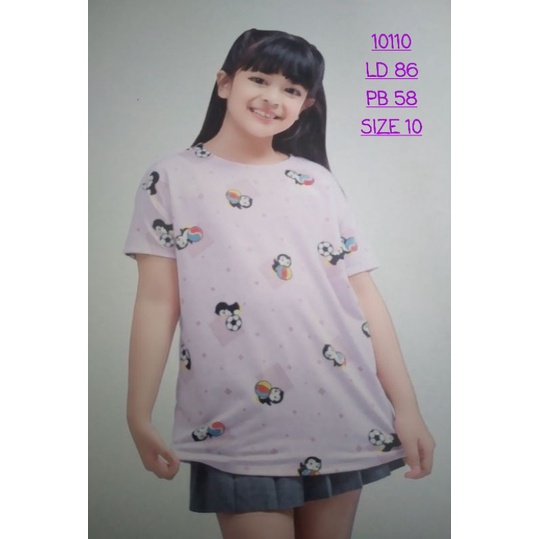 kaos anak lemone babyterry kode 10110 size 10