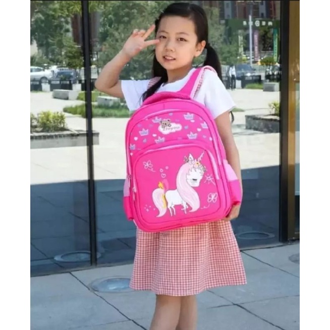 tas anak perempuan - tas kuda pony - tas ransel anak - tas sekolah anak - tas ransel anak perempuan