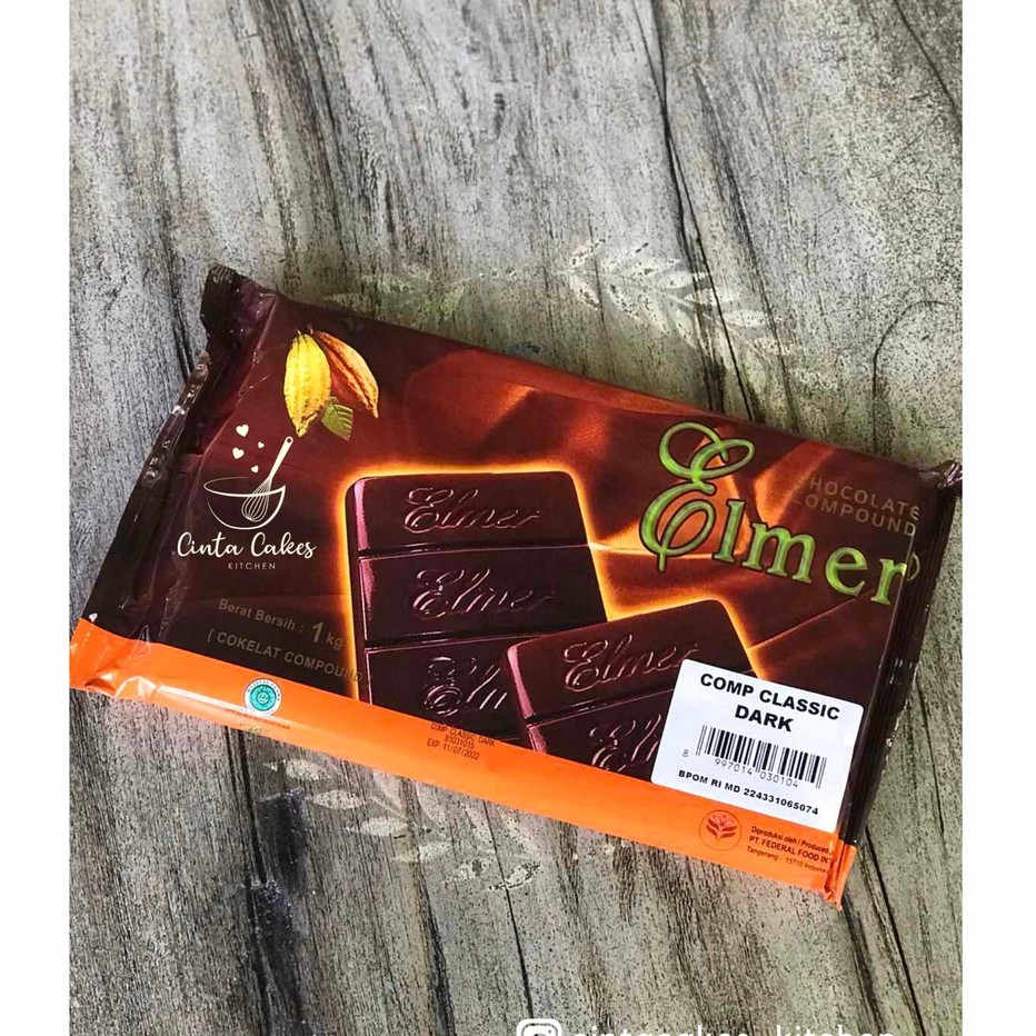 

Cokelat Batang Elmer Dark Chocolate Compound