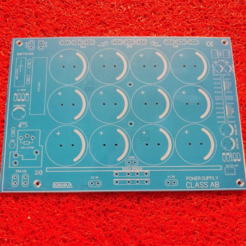 Pcb psu 12 elko class H bahan pcb fiber