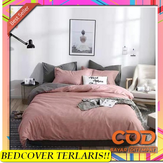 Bedcover Set Motif Blackberry Termurah & Terlaris Uk. 120X200 Single / Wemarry Sprei Katun Set - Sar