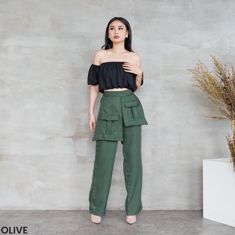 Bess Palazo Pocket Pants