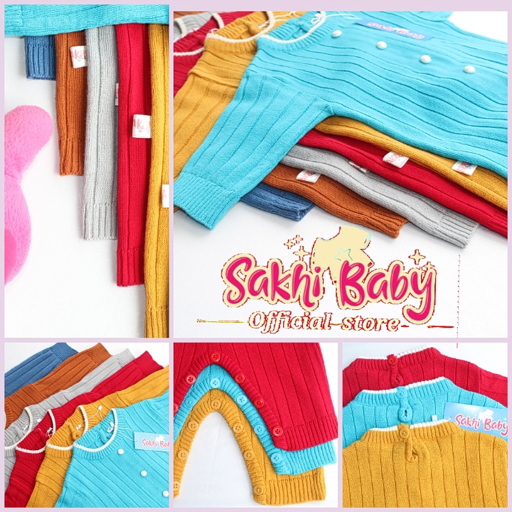 Kids Jumper Rajut Bayi Unisex 0 6 Bulan Baru Lahir Newborn