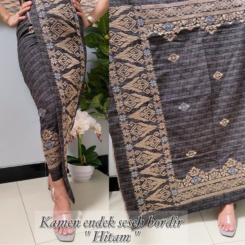 Kamen endek bordir songket