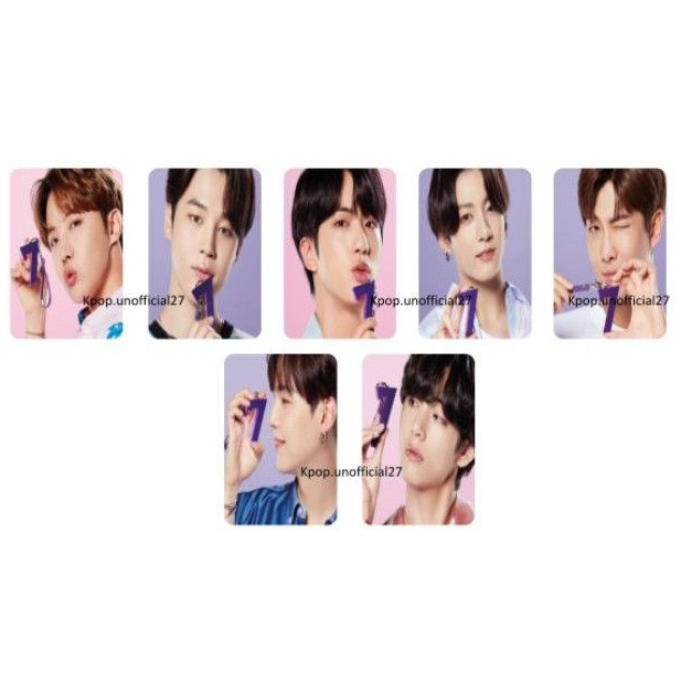 PHOTOCARD BTS X BASKIN ROBBINS UNNOFICIAL