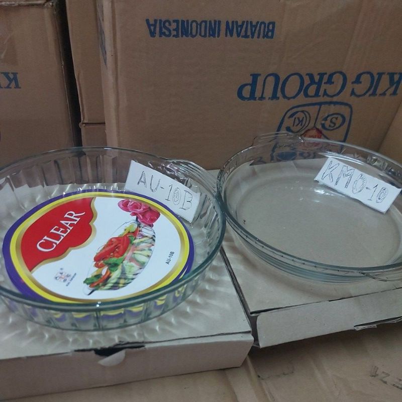 Piring Puding Kaca Kedaung / Piring Sayur / Piring Caserolle