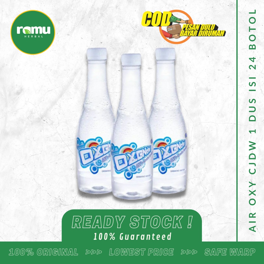 OXGNdw | Air Oxy CJDW - Drinking Water 1 Dus Isi 24 Botol x 470ml (Produk ORIGINAL 100%)