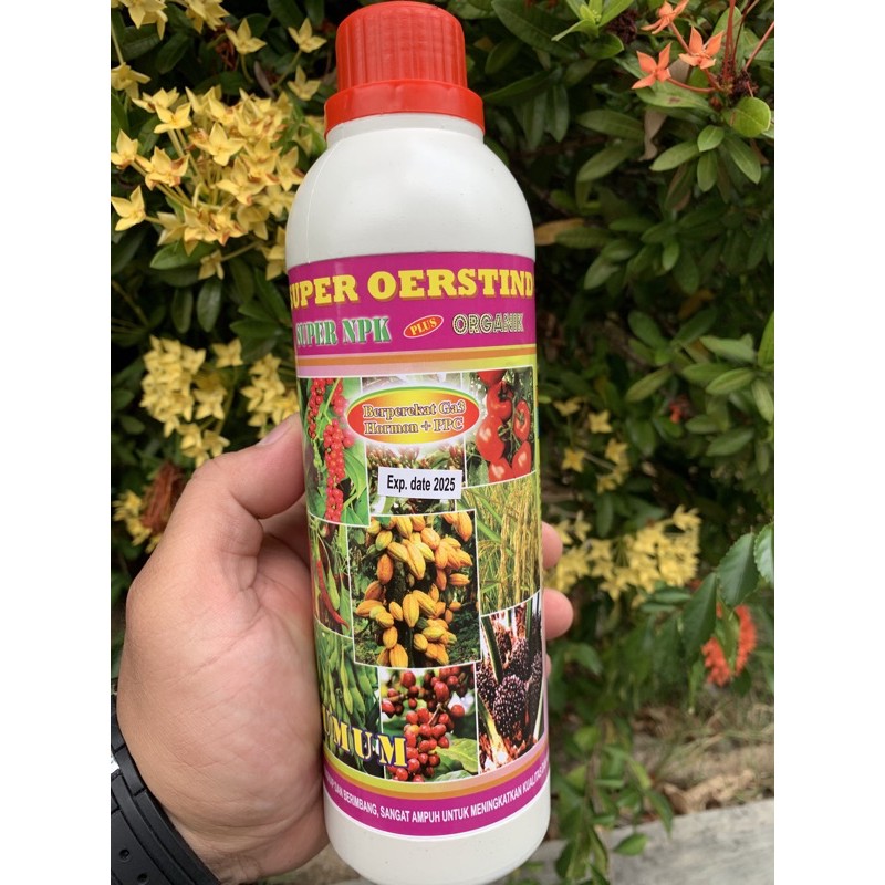 [Pupuk cair+SUPER OERSTIND+super NPK plus+organik+pupuk npk cair+pupuk buah+pupuk daun+500ML]