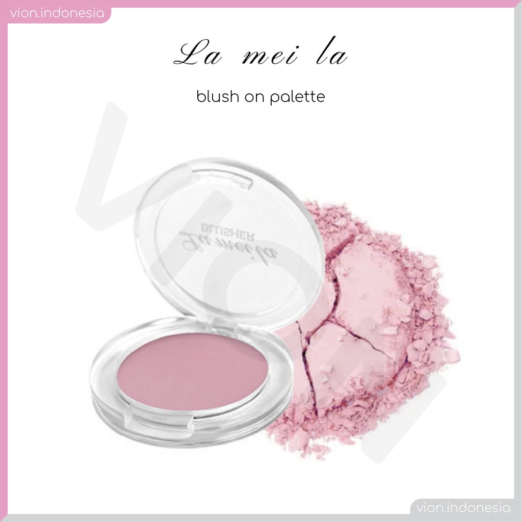 LAMEILA MINIPINK Blush On Palette Matte Perona Pipi Anti Air Tahan Lama Original LA017