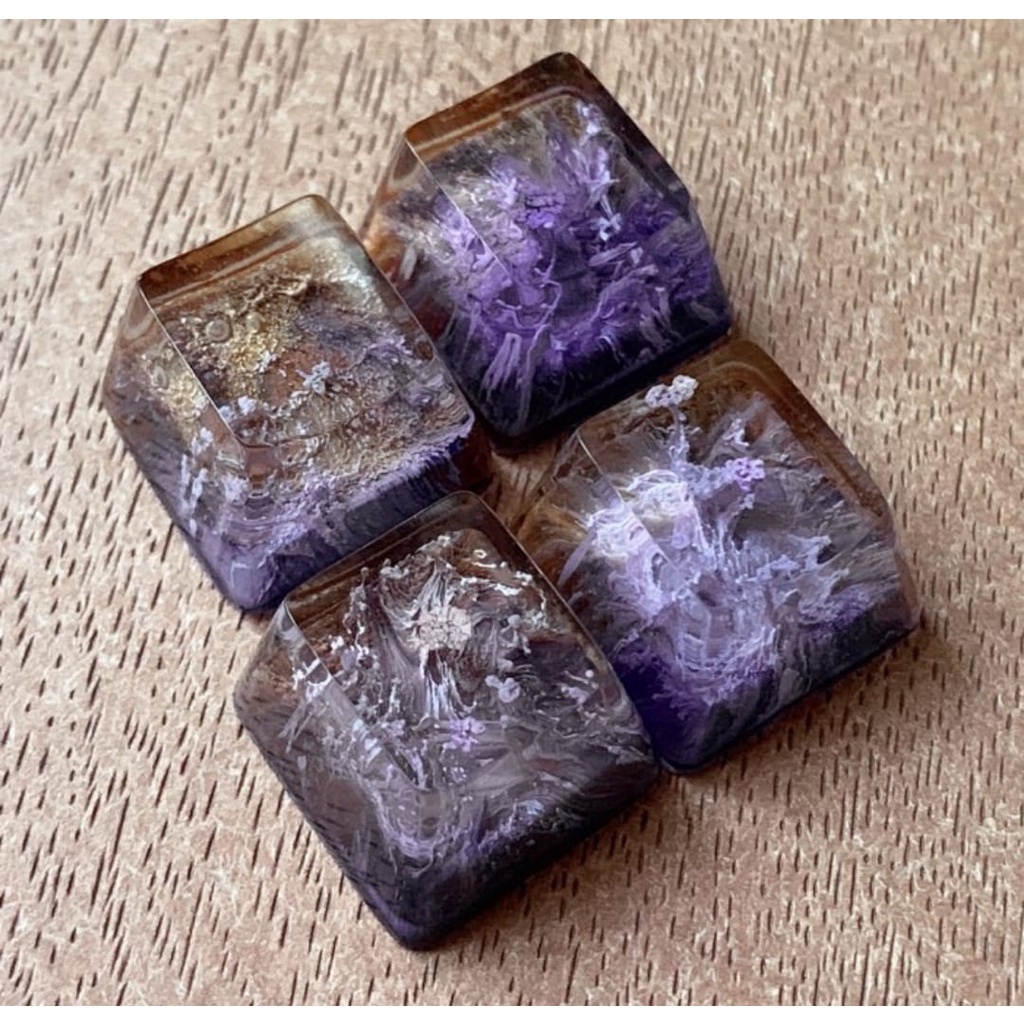 JM Mechanical Keyboard Artisan Keycaps Resin Handmade OEM R4 KOMPUTER