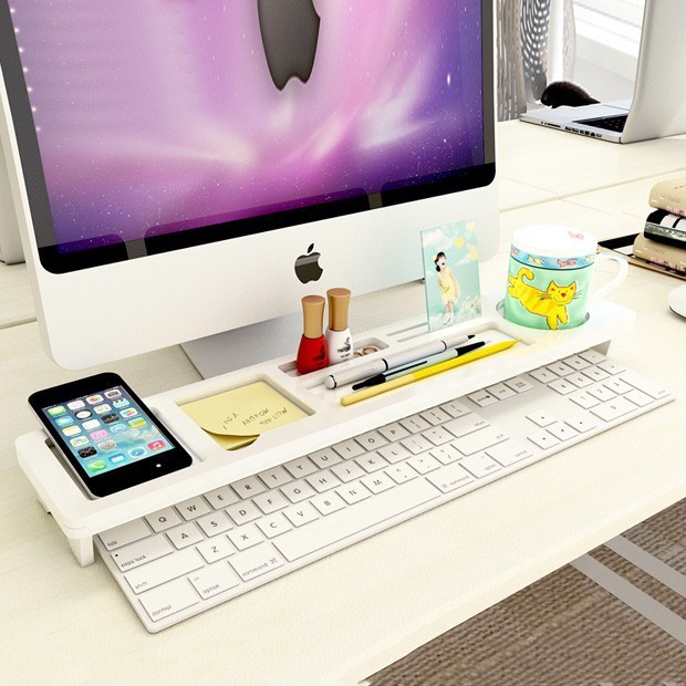 Keyboard Desktop Storage Organizer Meja Mini Laptop Komputer