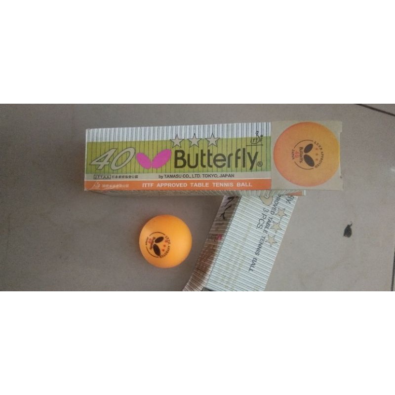 bola pingpong butterfly
