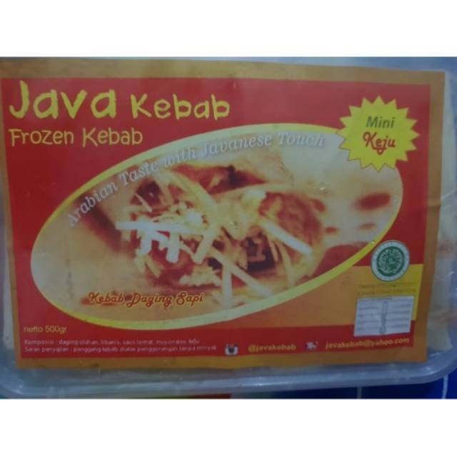 

Java kebab (kebab frozen) mini keju