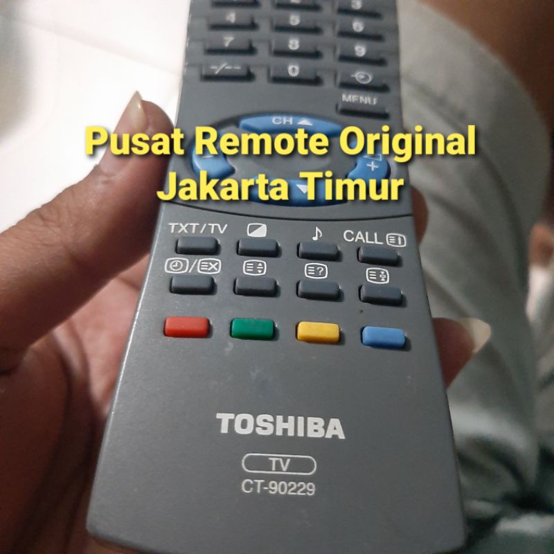 REMOTE REMOT TV TOSHIBA CT-90229 ORIGINAL ASLI