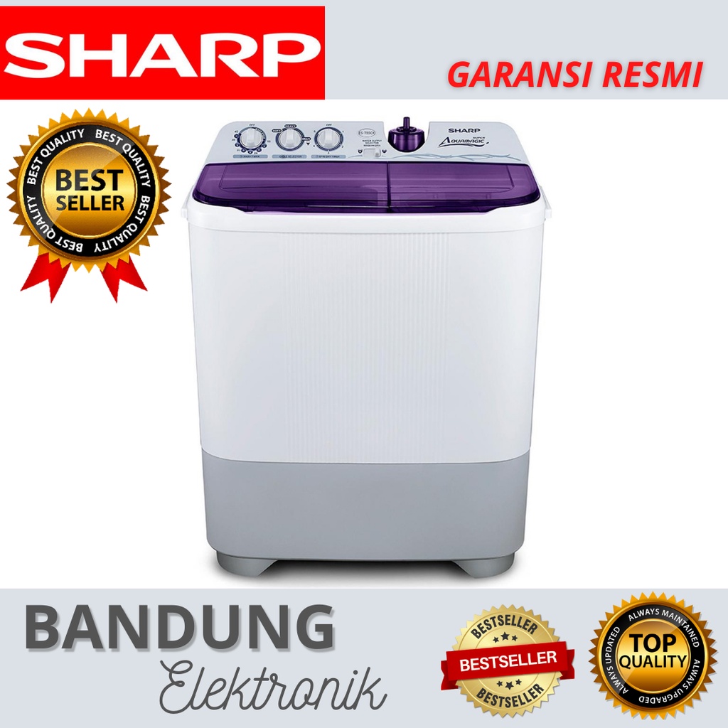 Mesin Cuci SHARP ES T85CR VK/ mesin cuci 2 tabung