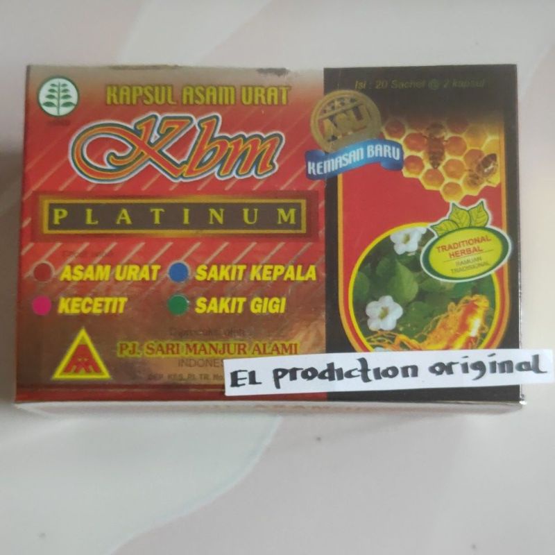 

KBM platinum 100% asli original