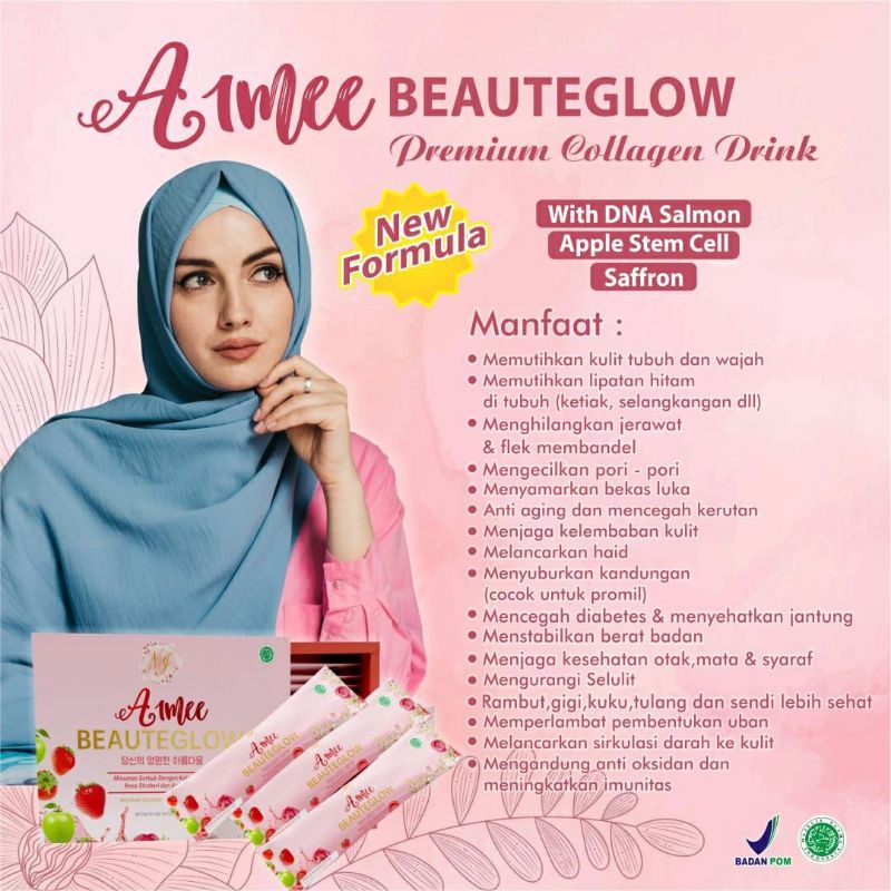 Aimee Collagen Drink Pekanbaru  saffroon stemcel apel