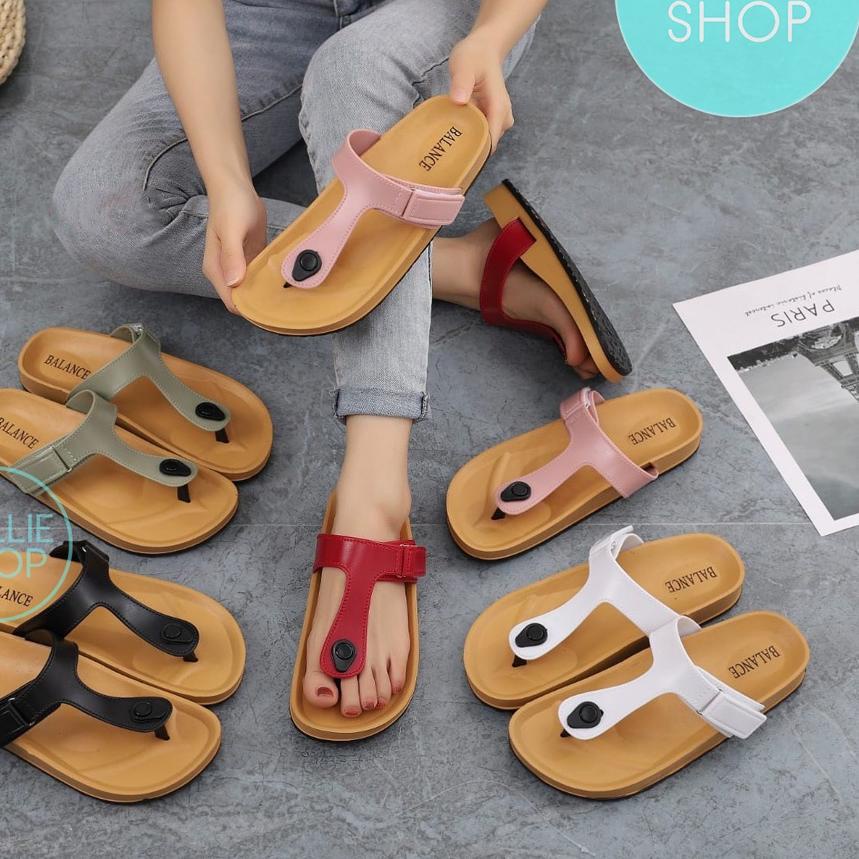 Recomended - Sandal Wanita Jepit Jelly Azkia 8059-1 J JPTLYTR, Lt0.....