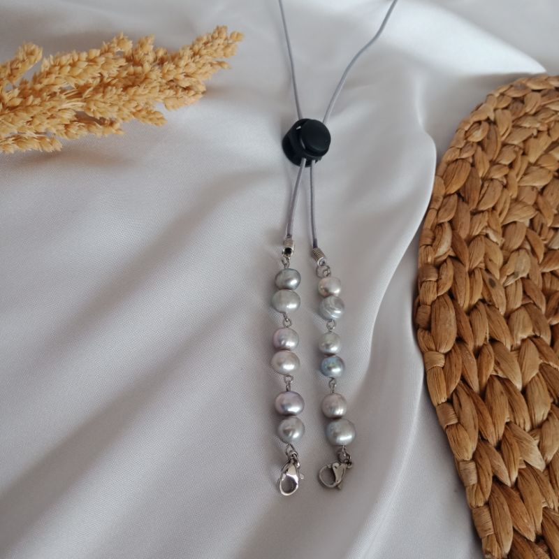 2in1 strap+konektor masker mutiara lombok super