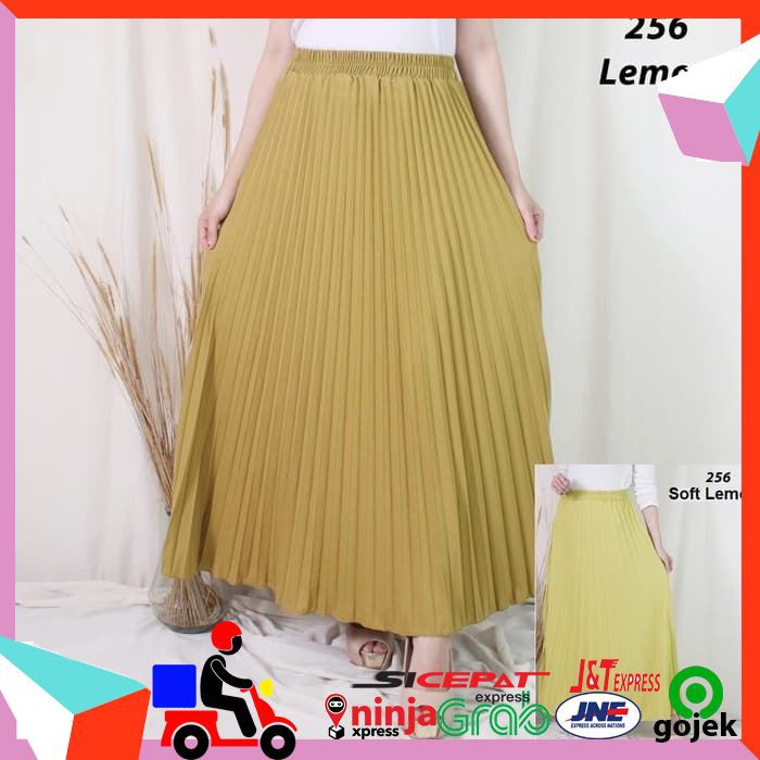 ROK PLISKET WANITA ROK PANJANG KERJA ROK PLISKET IMPORT PREMIUM