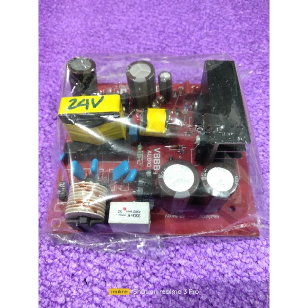SMPS/TRAVO AUDIO POWER 24V CT 7A