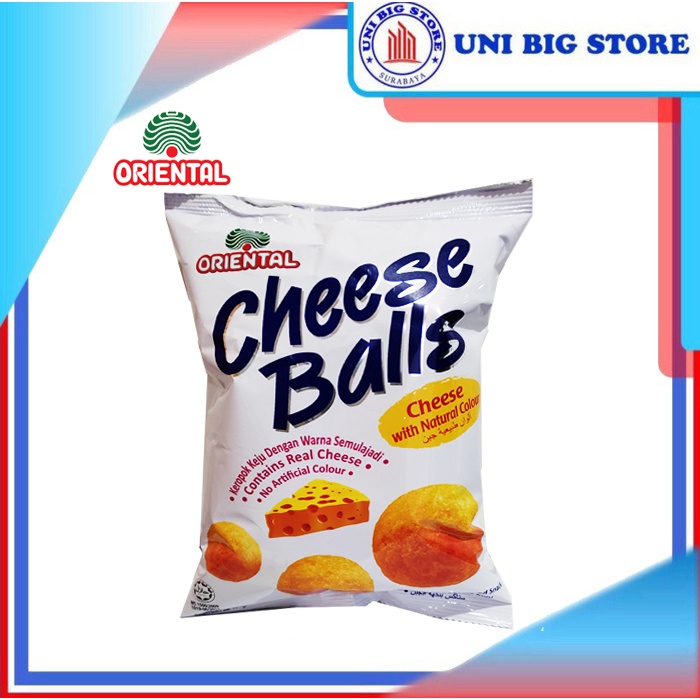 

Oriental Cheese Balls Snack Keju Bola 60 gr Bag