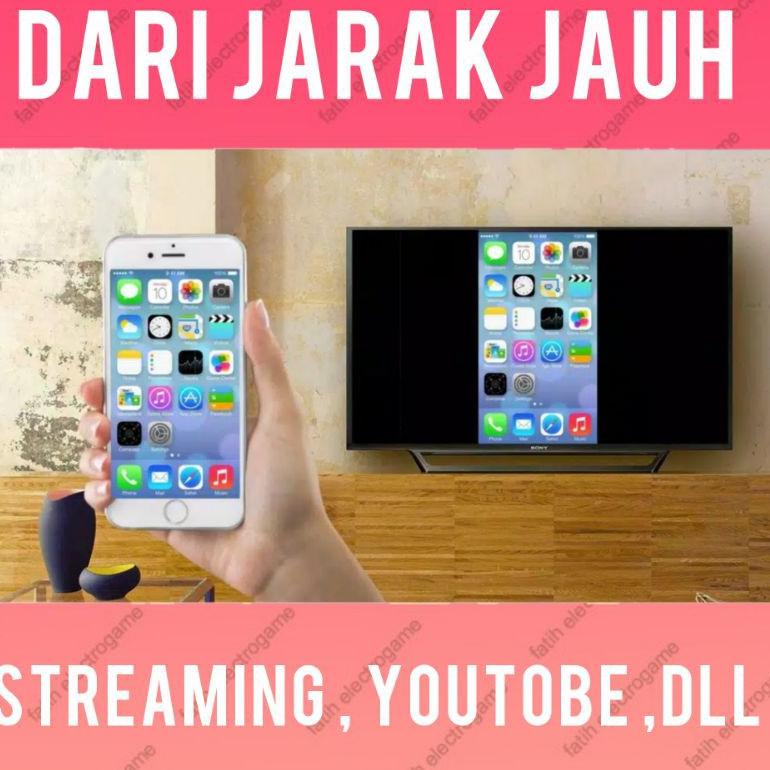 ORDER SAJA GAN HP KE TV TABUNG LED LCD BLUETOOTH TANPA KABEL ANYCAST DONGLE HDMI ORIGINAL ALAT HP K