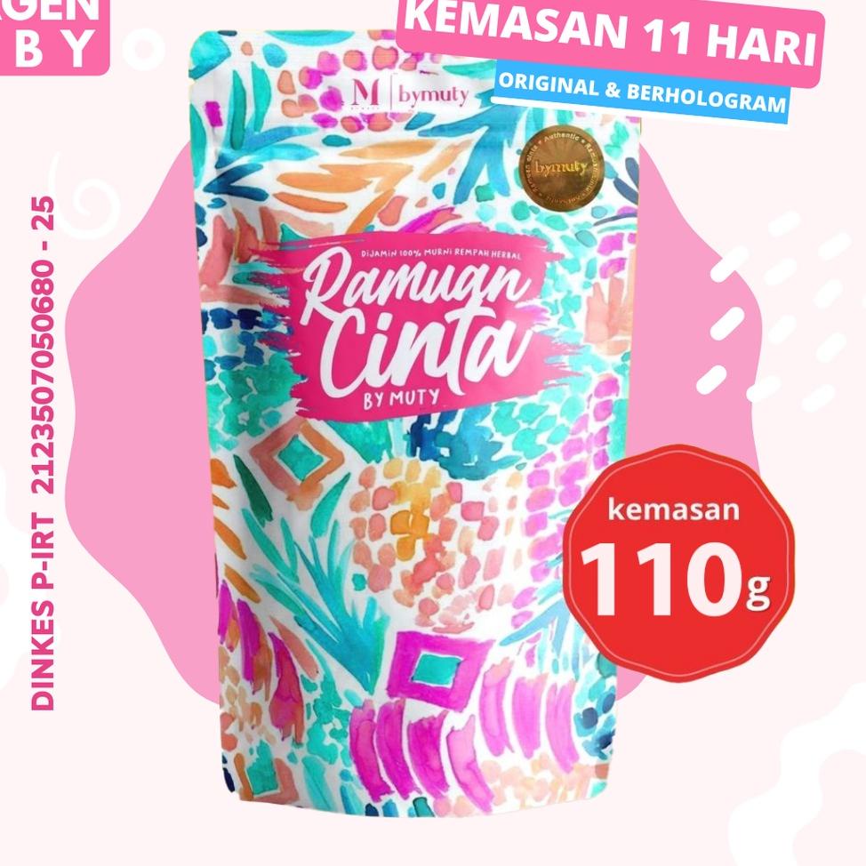 

ボ RAMUAN CINTA BY MUTY kemasan 110 gr (untuk 22x SEDUH) READY 3680 ღ