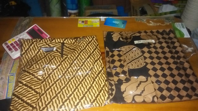 Cod - Seragam Kantor Tunik Batik Wanita / Cewek Pekalongan Motif Monocrome Coklat