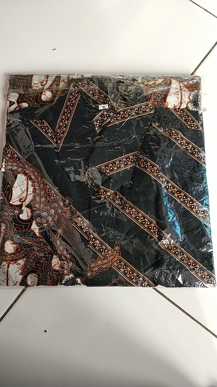 Size M L Xl Xxl Xxxl Bswart Batik Hrb026 Kenongo Hem Pendek Padi Pekalongan M L Xl Batik