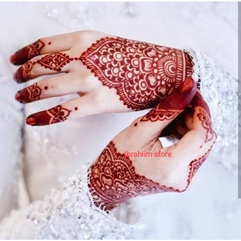 HENNA TANGAN PUTIH PENGANTIN HENNA TANGAN PENGANTIN HENNA TANGAN MURAH