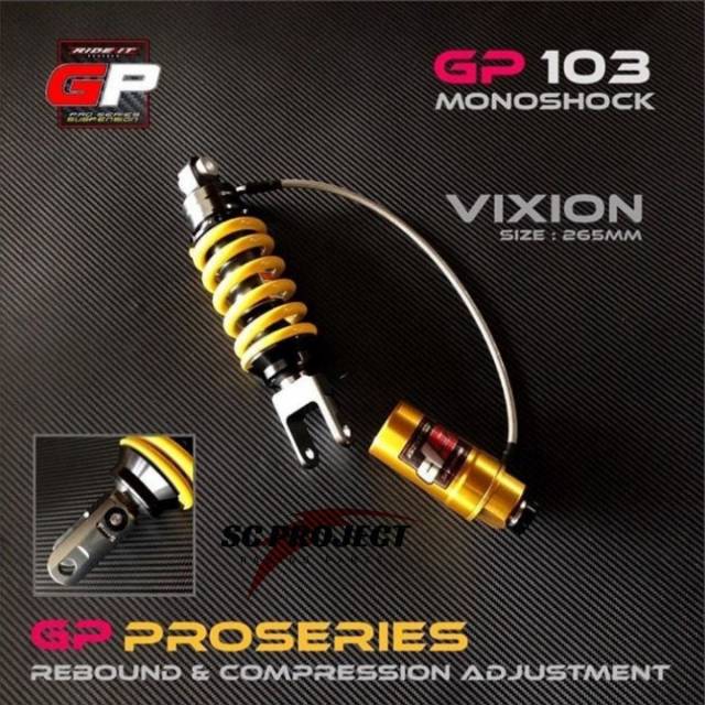 Shock Tabung Pisah Ride It Vixion