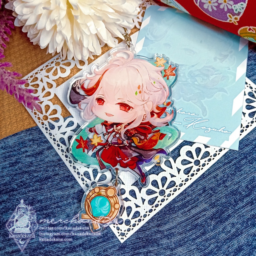 Genshin Impact Keychain & Sticker - Kazuha