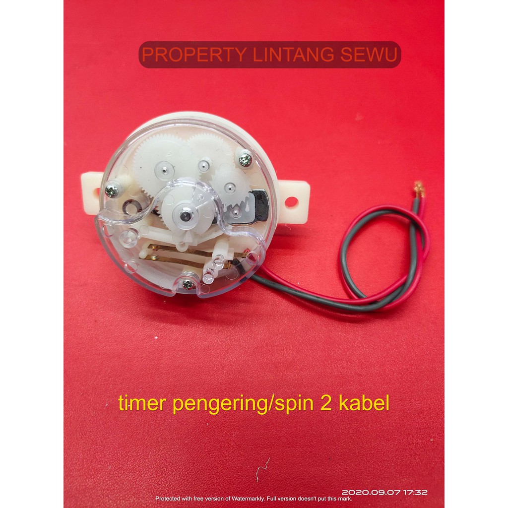 timer mesin cuci  spin pengering  spin 2 kabel