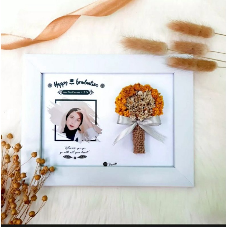 Frame Bunga Edeilweiss Mini - Bingkai Foto Custom - Bingkai Custom