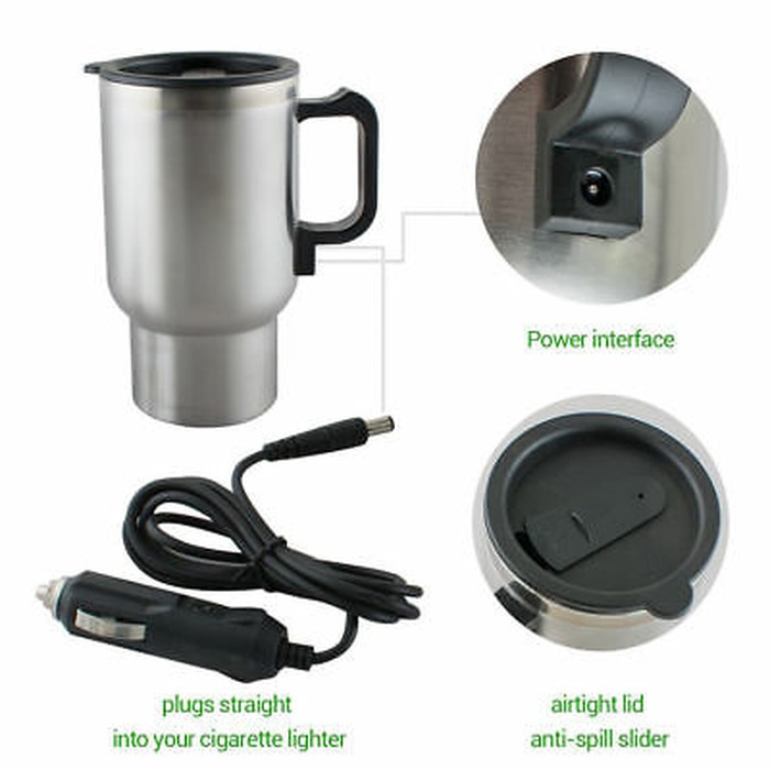 Cyprus Mug Electric Car Charger Mug Cas Mobil Stainless Steel