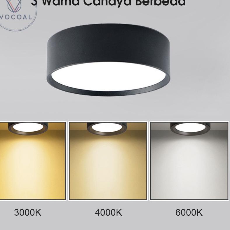 Sudah READY.. Vocoal LED Downlight 5W 12W Lampu Plafon Rumah Indoor Wall Lampu Stair Corridor Lampu 