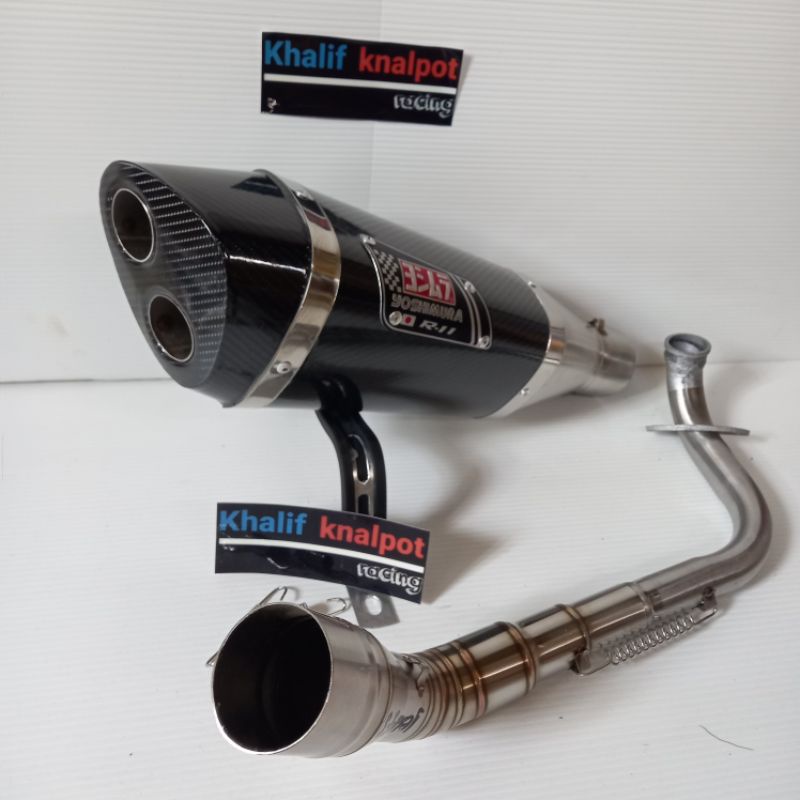 Knalpot Yoshimura R11 Vario Nmax Pcx Lexi Adv Aerox full set