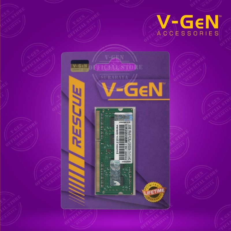 sodim DDR3L 2G 12800/1600 Mhz Low Volt rescue vgen