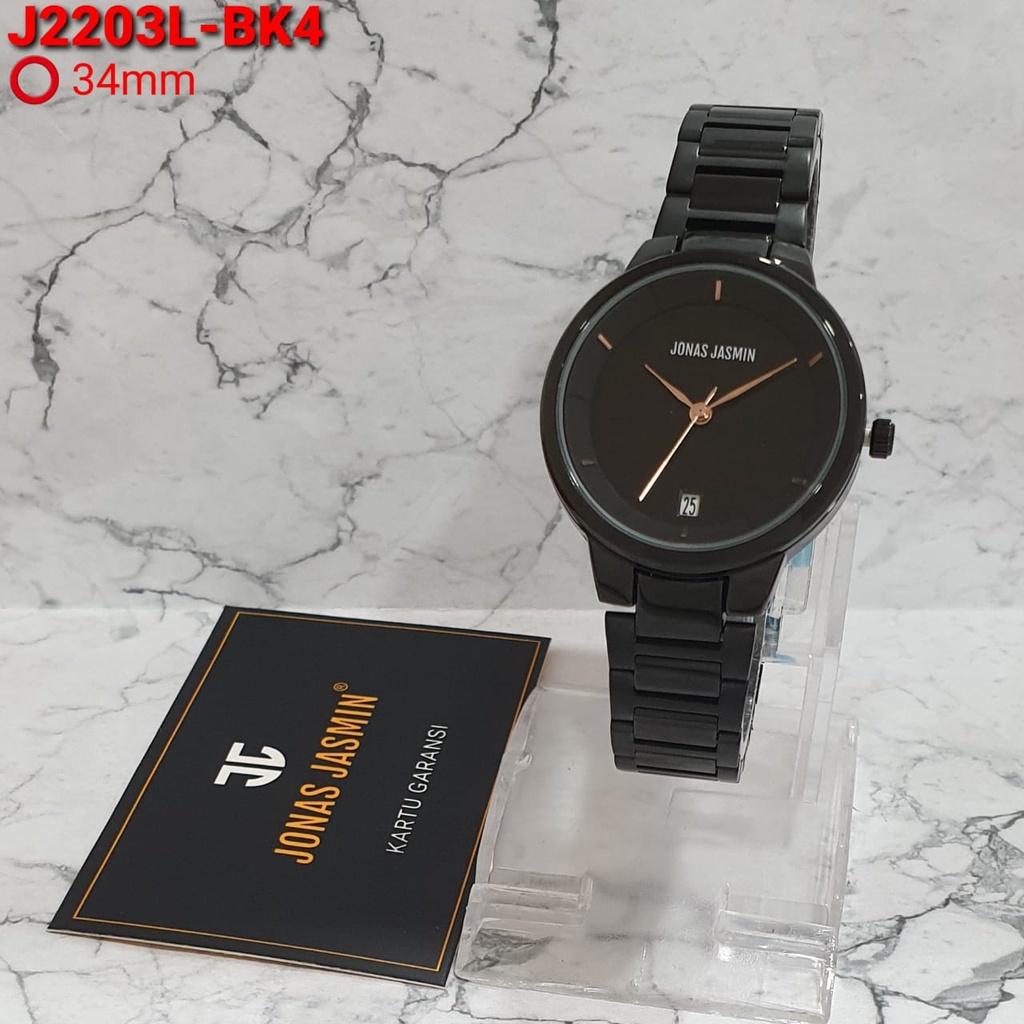 JAM TANGAN WANITA JONAS JASMIN TANGGAL AKTIF/ Jam Tangan Wanita Fashion Jonas Jasmin HL 9890 Tanggal Aktif / JAM TANGAN WANITA,JONAS JASMIN,Type=JJ2203,ORIGINAL.