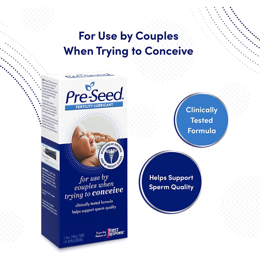 PRESEED / PRE-SEED Pelumas Sperm Friendly natural lubricant original USA