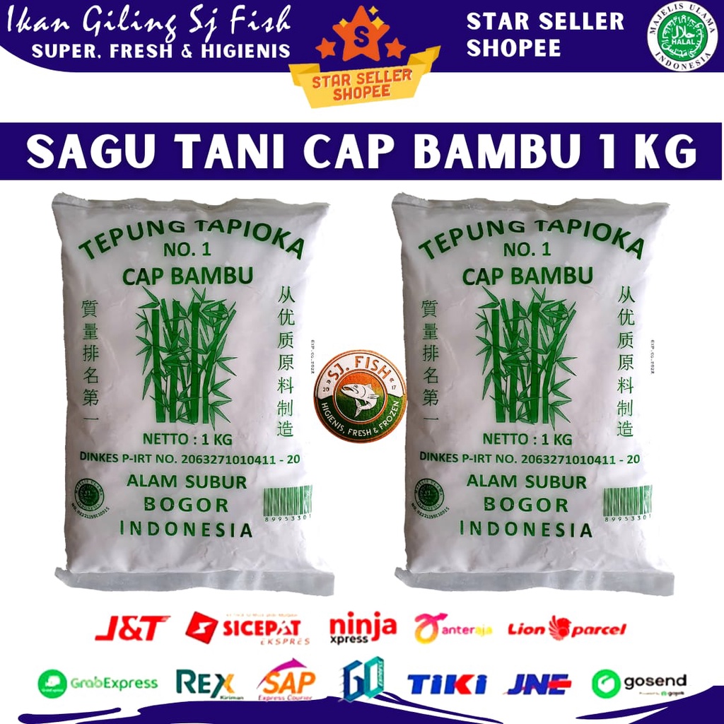 

SAGU TANI / TAPIOKA CAP BAMBU 1 Kg