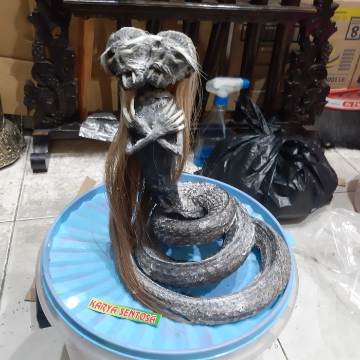 BARANG ANTIK REPLIKA BK KEPALA DUA JENG GLOT ULAR BATARA KARANG