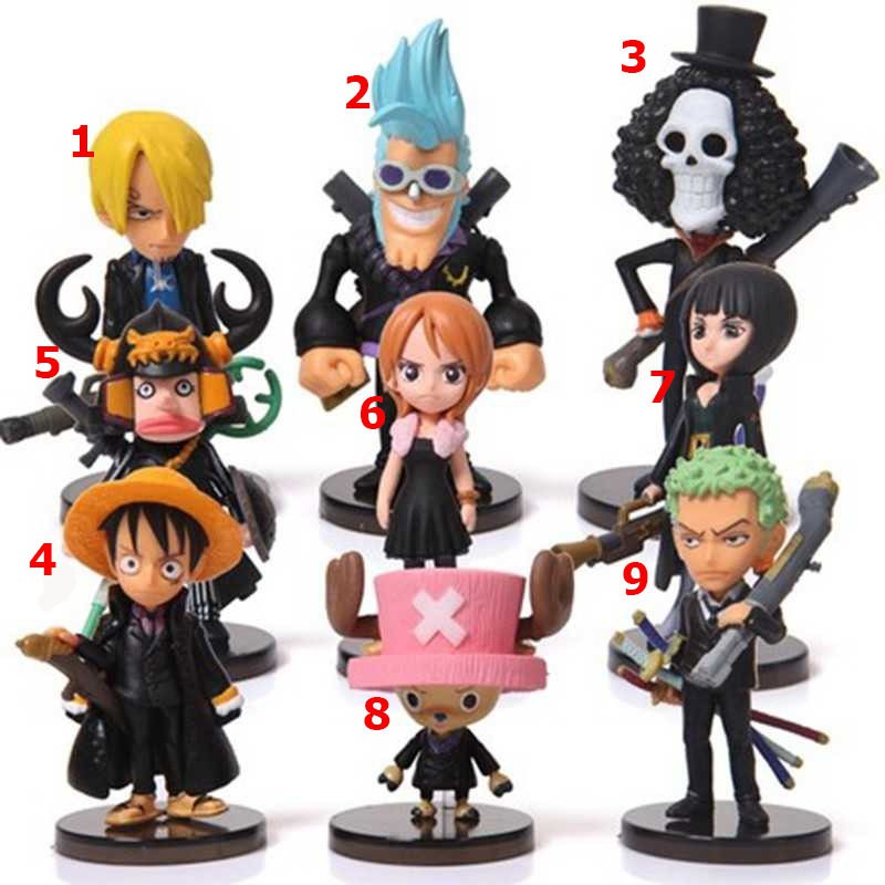 Boneka Dashboard One Piece Mobil Action Figure Medium Wanpis 1 Pcs