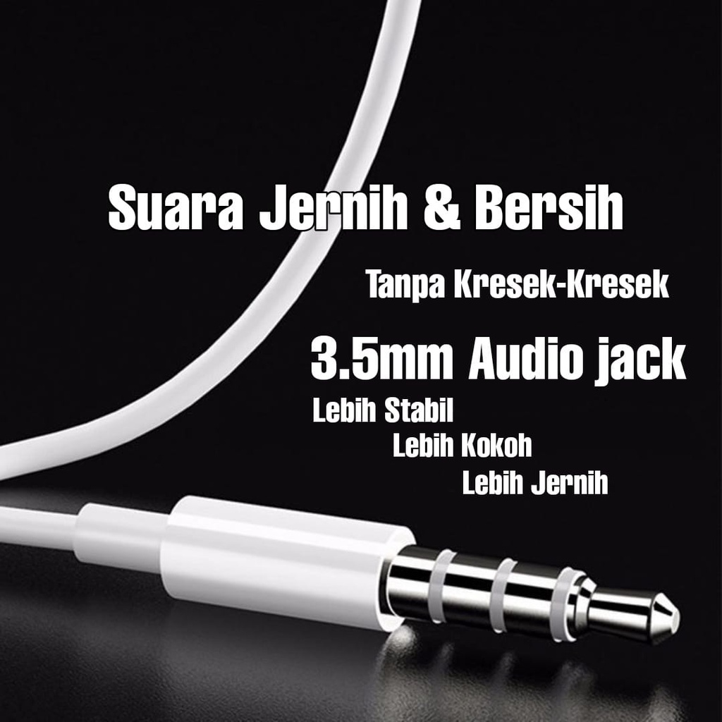 Headset Earphone IOS Cabutan Original Xtra Bass