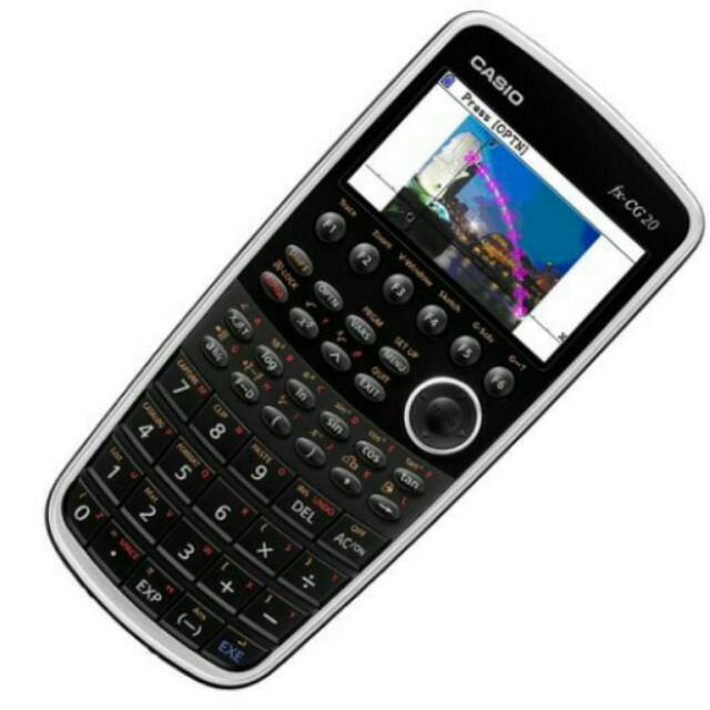 

KALKULATOR /CALCULATOR SCENTIFIC/GRAPHIC CASIO FX-CG20-COLOUR GRAPHIC #ORIGINAL DAN GARANSI