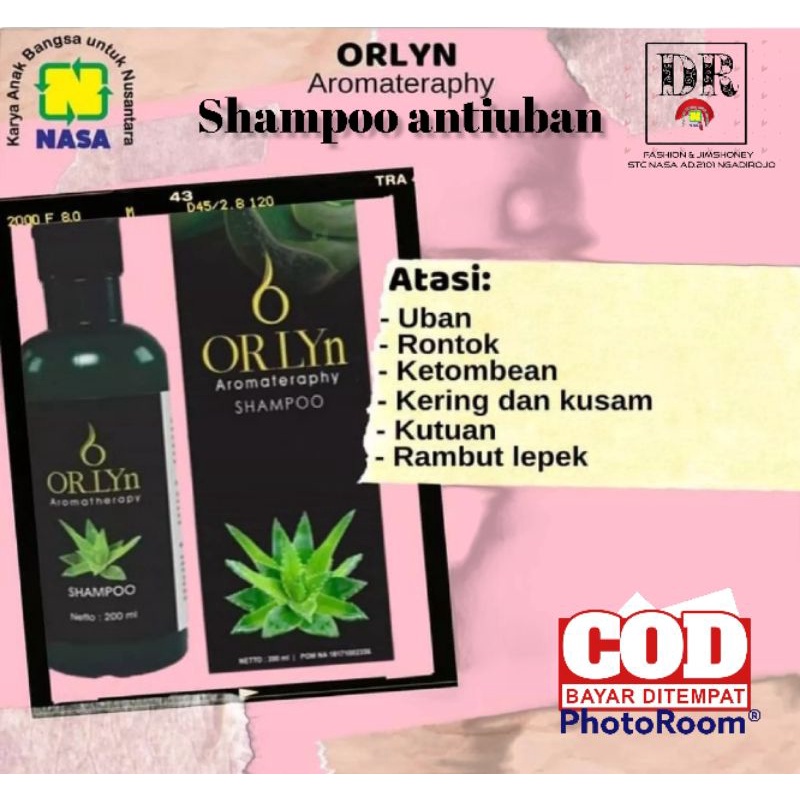Orlyn shampoo anti uban dan pelurus rambut anti ketombe